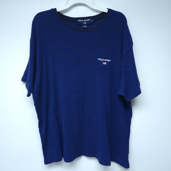 Polo Ralph Lauren Other - Vintage Polo Sport Blue Striped Shirt